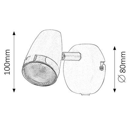 Rabalux - LED lampa LED/4W/230V