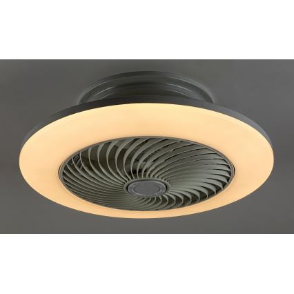 Rabalux - LED Aptumšojama griestu lampa ar ventilatoru DALFON LED/36W/230V 3000-6000K + tālvadības pults