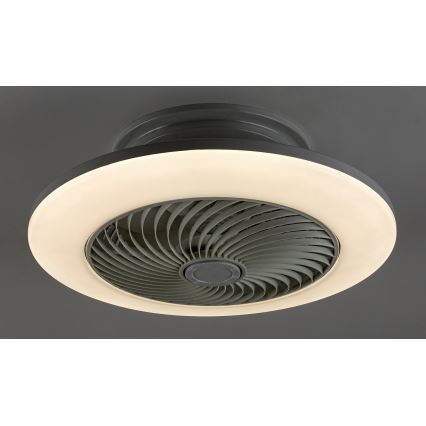 Rabalux - LED Aptumšojama griestu lampa ar ventilatoru DALFON LED/36W/230V 3000-6000K + tālvadības pults