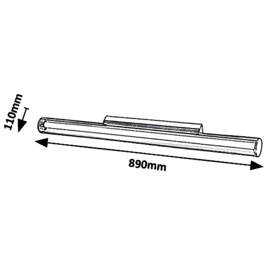LED Sienas gaismeklis PAULA LED/18W/230V