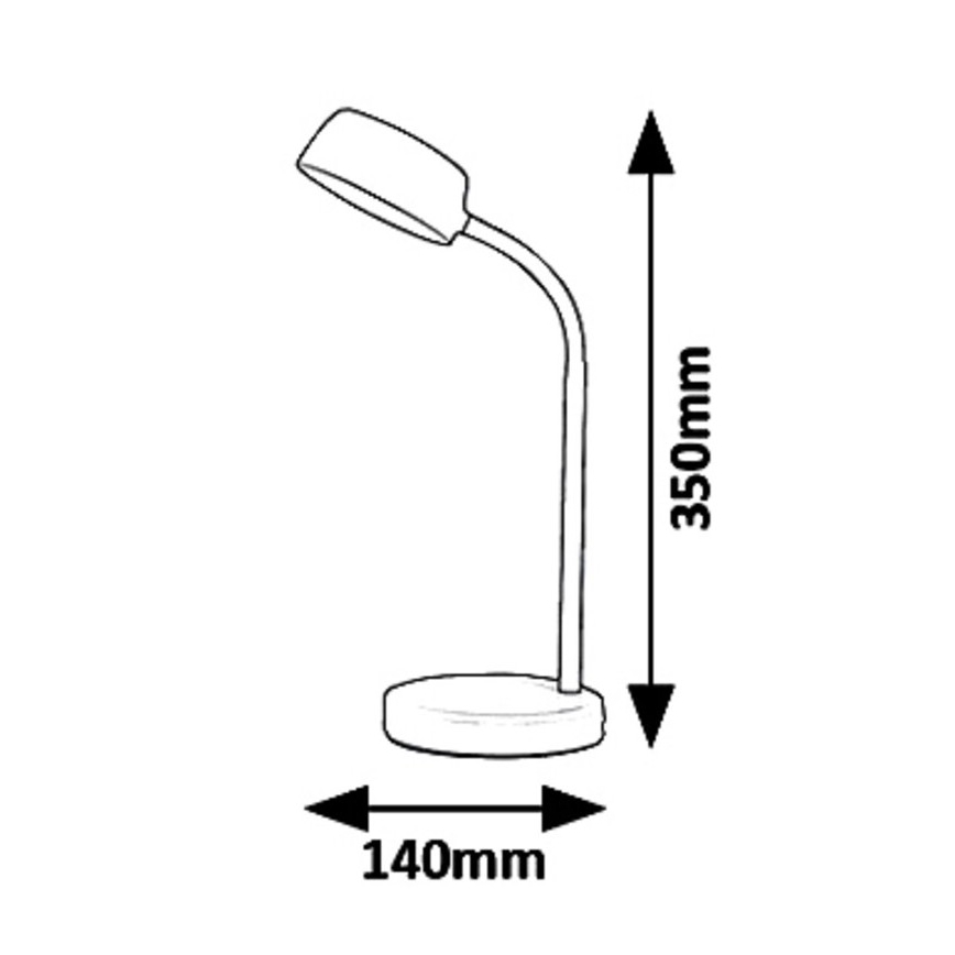 Rabalux 6778 - LED Galda lampa BERRY LED/4,5W/230V