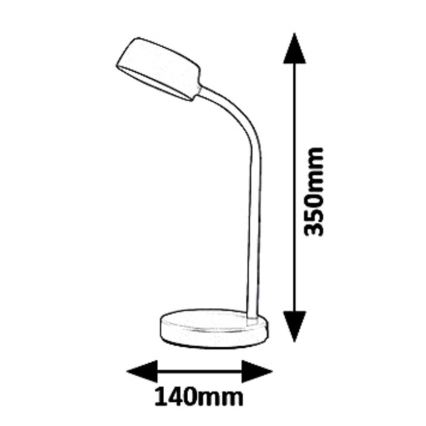 Rabalux - LED Galda lampa LED/4,5W/230V