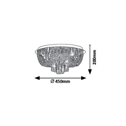 Rabalux - Griestu lampa LARISHA 6xG9/40W/230V
