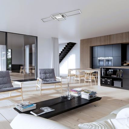 Rabalux - LED griestu lampa ar regulējamu spilgtumu LED/54W/230V 3000-6500K + tālvadības pults 42x105 cm