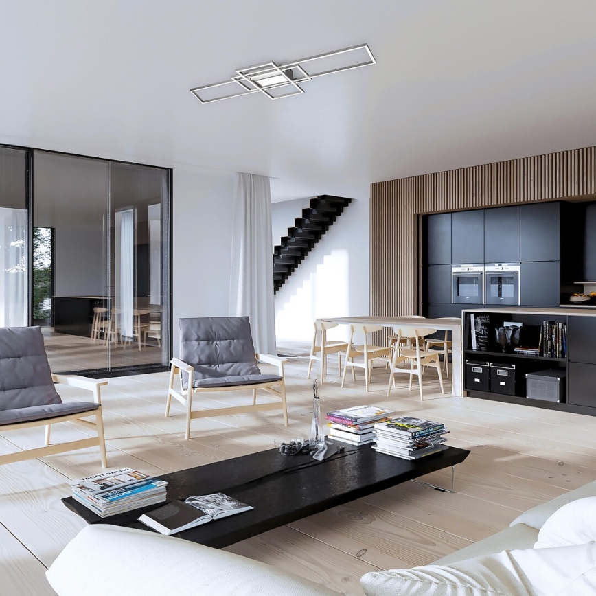 Rabalux - LED griestu lampa ar regulējamu spilgtumu LED/54W/230V 3000-6500K + tālvadības pults 42x105 cm