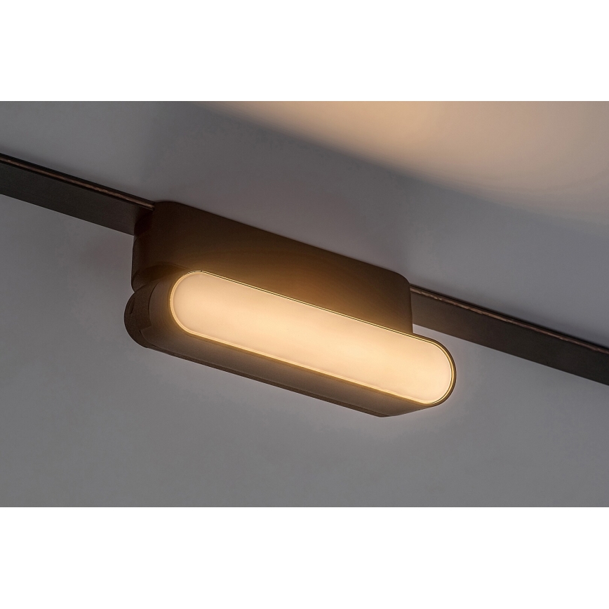 Rabalux - LED Griestu lampa 1-fāzes sliežu sistēmai LED/6W/230V 3000K 11,5 cm melna