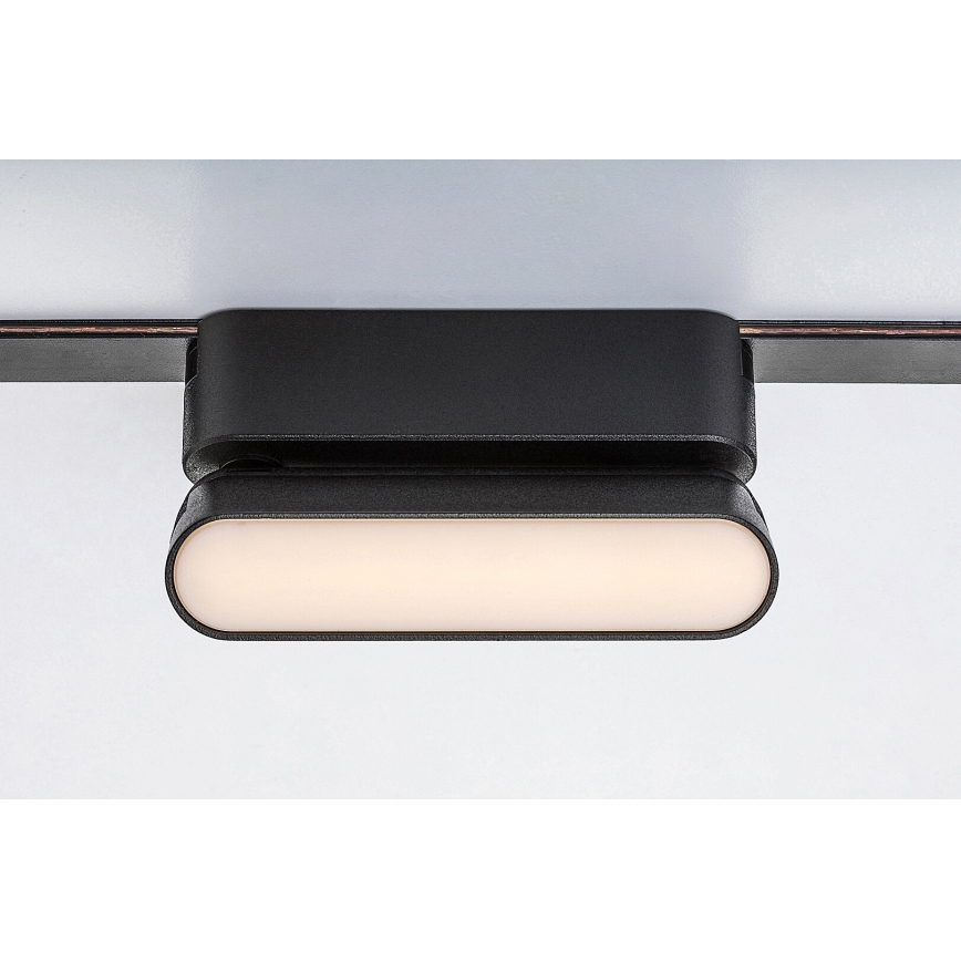 Rabalux - LED Griestu lampa 1-fāzes sliežu sistēmai LED/6W/230V 3000K 11,5 cm melna