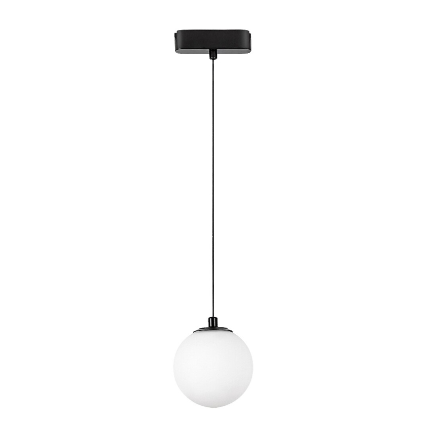 Rabalux - LED Lustra ar auklu 1 fāzes sliežu sistēmai LED/5W/230V 3000K melna