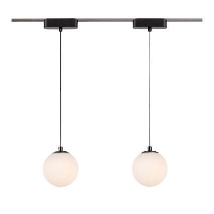 Rabalux - LED Lustra ar auklu 1 fāzes sliežu sistēmai LED/5W/230V 3000K melna
