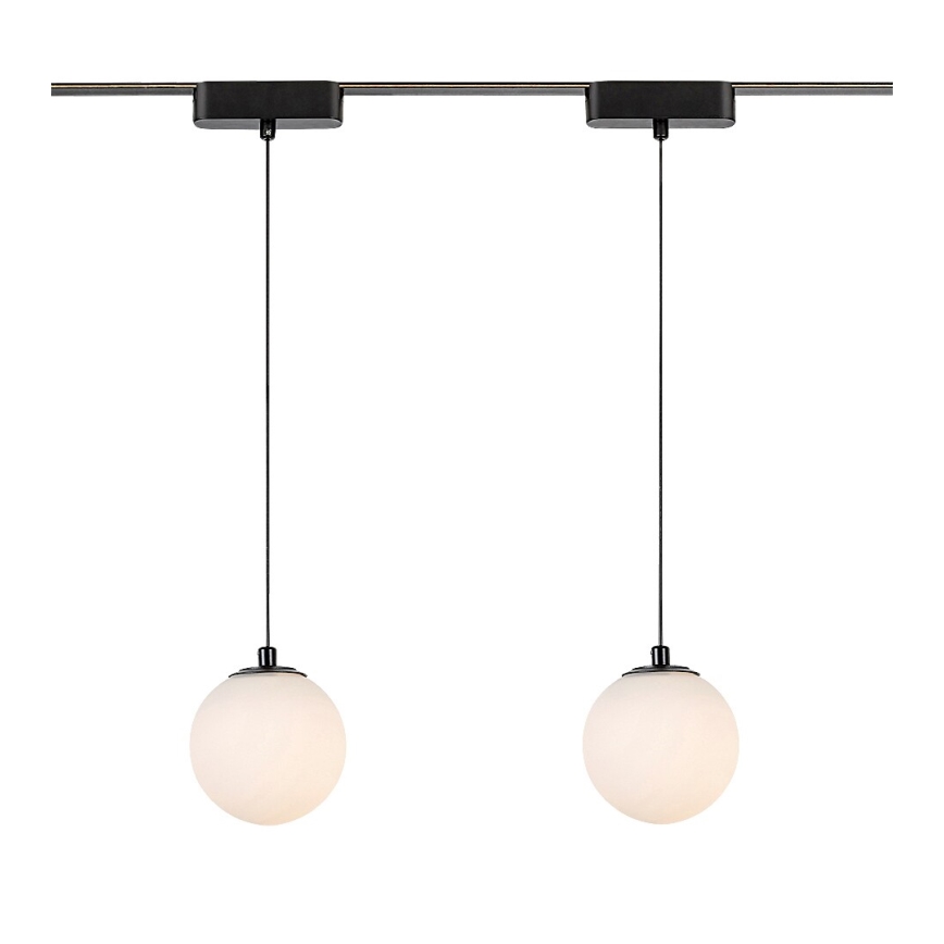Rabalux - LED Lustra ar auklu 1 fāzes sliežu sistēmai LED/5W/230V 3000K melna