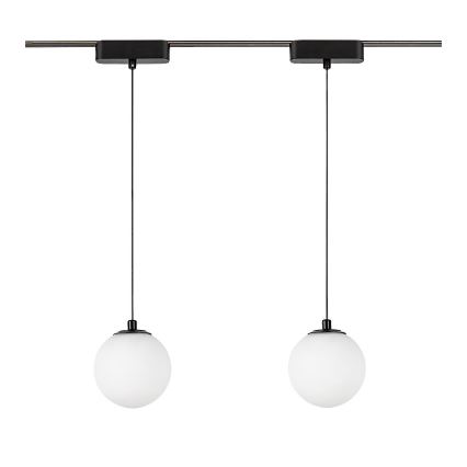 Rabalux - LED Lustra ar auklu 1 fāzes sliežu sistēmai LED/5W/230V 3000K melna