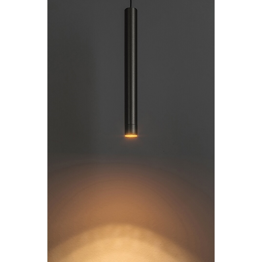 Rabalux - LED Lustra ar auklu 1 fāzes sliežu sistēmai LED/5W/230V 3000K melna