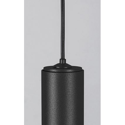 Rabalux - LED Lustra ar auklu 1 fāzes sliežu sistēmai LED/5W/230V 3000K melna