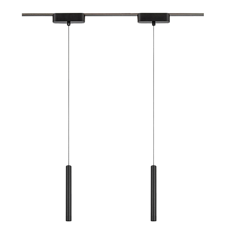 Rabalux - LED Lustra ar auklu 1 fāzes sliežu sistēmai LED/5W/230V 3000K melna