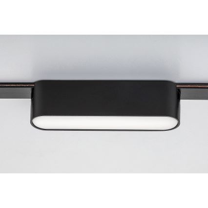 Rabalux - LED Griestu lampa 1-fāzes sliežu sistēmai LED/6W/230V 3000K 11,5 cm melna