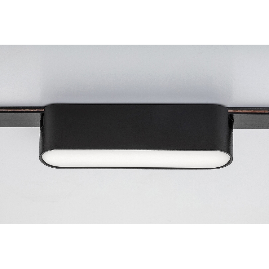 Rabalux - LED Griestu lampa 1-fāzes sliežu sistēmai LED/6W/230V 3000K 11,5 cm melna