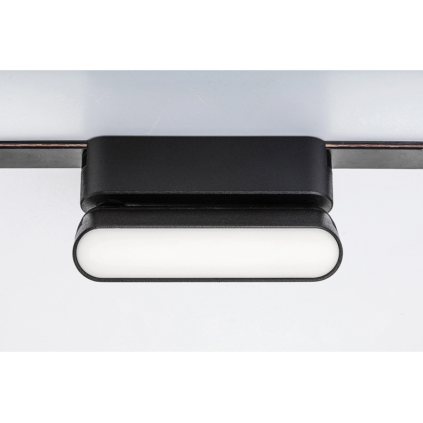 Rabalux - LED Griestu lampa 1-fāzes sliežu sistēmai LED/6W/230V 4000K 11,5 cm melna