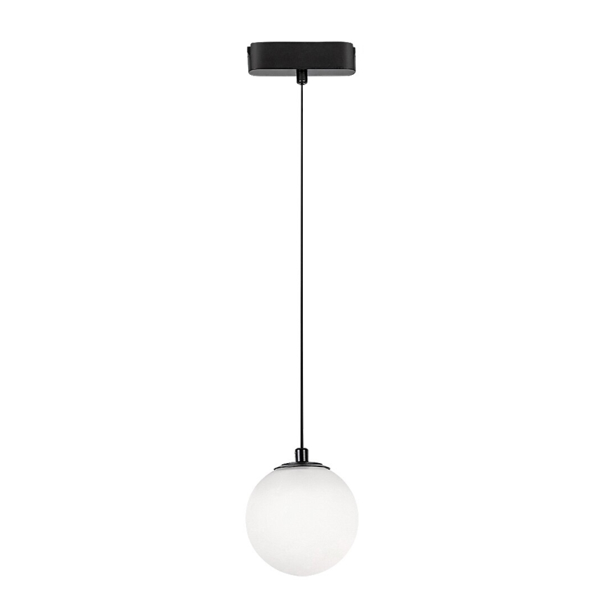 Rabalux - LED Lustra ar auklu 1 fāzes sliežu sistēmai LED/5W/230V 4000K melna