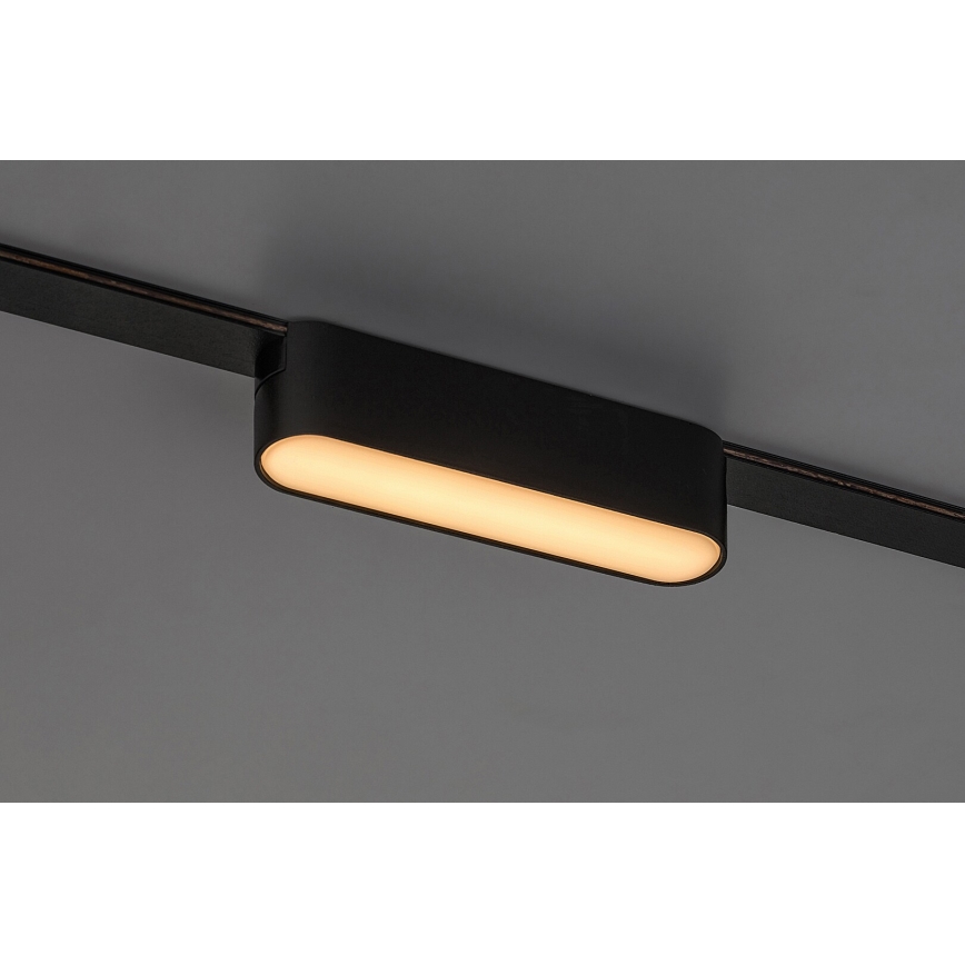 Rabalux - LED Aptumšojama griestu lampa 1-fāzes sliežu sistēmai LED/6W/24V 2700-5500K Wi-Fi Tuya 11,5 cm melna