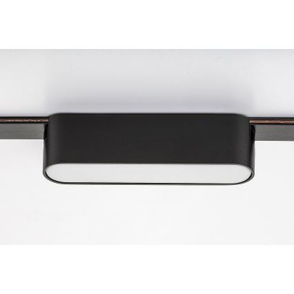 Rabalux - LED Aptumšojama griestu lampa 1-fāzes sliežu sistēmai LED/6W/24V 2700-5500K Wi-Fi Tuya 11,5 cm melna