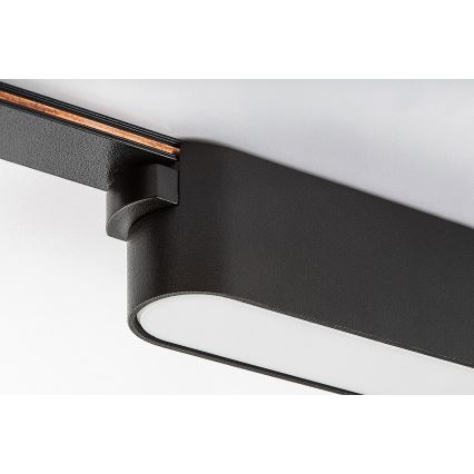 Rabalux - LED Aptumšojama griestu lampa 1-fāzes sliežu sistēmai LED/6W/24V 2700-5500K Wi-Fi Tuya 11,5 cm melna
