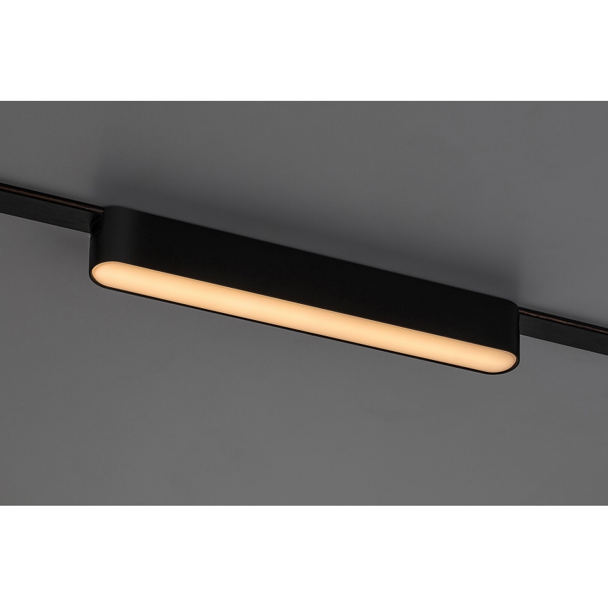 Rabalux - LED Aptumšojama griestu lampa 1-fāzes sliežu sistēmai LED/12W/24V 2700-5500K Wi-Fi Tuya 22 cm melna
