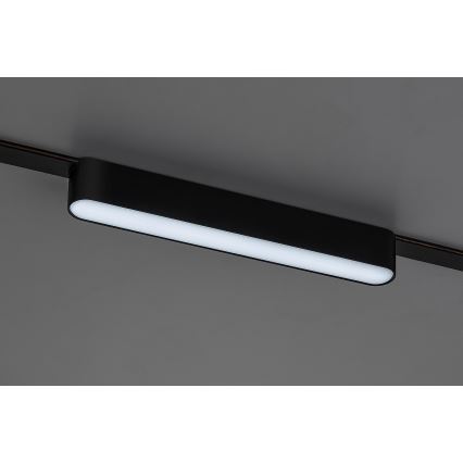 Rabalux - LED Aptumšojama griestu lampa 1-fāzes sliežu sistēmai LED/12W/24V 2700-5500K Wi-Fi Tuya 22 cm melna