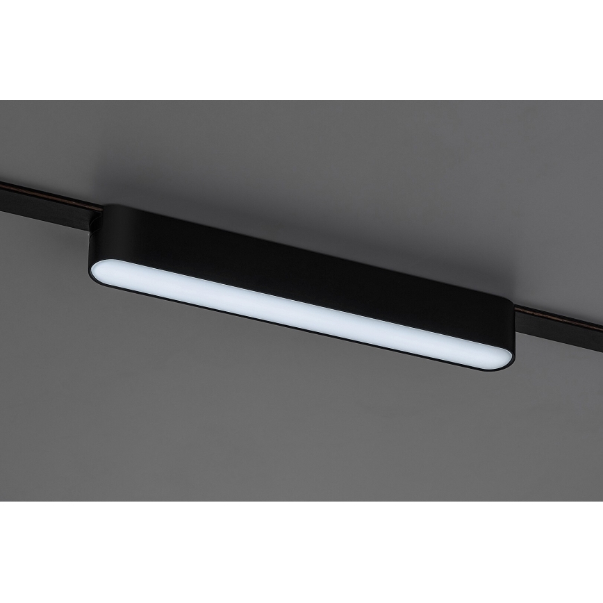 Rabalux - LED Aptumšojama griestu lampa 1-fāzes sliežu sistēmai LED/12W/24V 2700-5500K Wi-Fi Tuya 22 cm melna