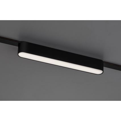 Rabalux - LED Aptumšojama griestu lampa 1-fāzes sliežu sistēmai LED/12W/24V 2700-5500K Wi-Fi Tuya 22 cm melna