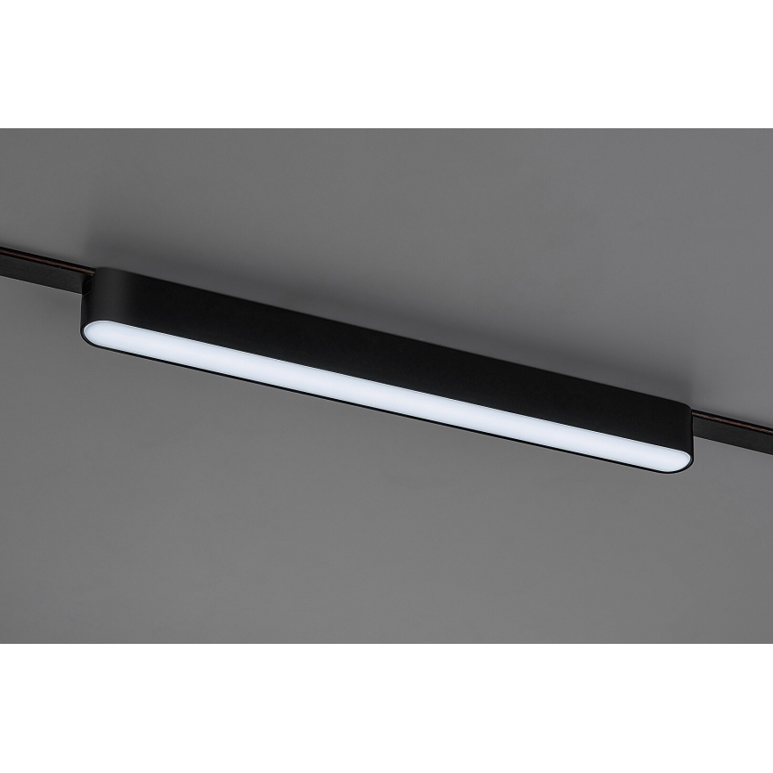 Rabalux - LED Aptumšojama griestu lampa 1-fāzes sliežu sistēmai LED/16W/24V 2700-5500K Wi-Fi Tuya 33 cm melna