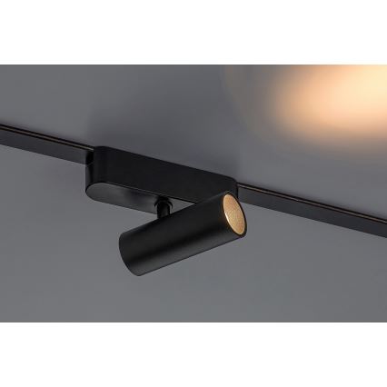 Rabalux - LED Aptumšojams starmetis 1-fāzes sliežu sistēmai LED/5W/24V 2700-5500K Wi-Fi Tuya melna