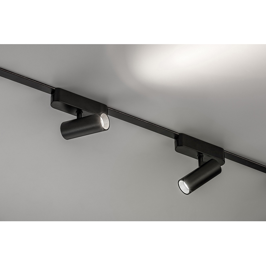 Rabalux - LED Aptumšojams starmetis 1-fāzes sliežu sistēmai LED/5W/24V 2700-5500K Wi-Fi Tuya melna