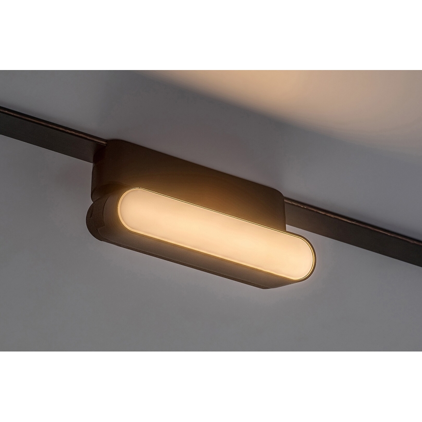 Rabalux - LED Aptumšojama griestu lampa 1-fāzes sliežu sistēmai LED/4W/24V 2700-5500K Wi-Fi Tuya 11,5 cm melna