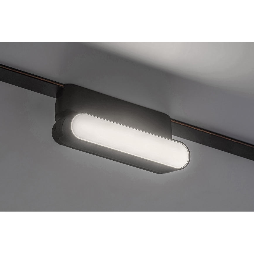 Rabalux - LED Aptumšojama griestu lampa 1-fāzes sliežu sistēmai LED/4W/24V 2700-5500K Wi-Fi Tuya 11,5 cm melna