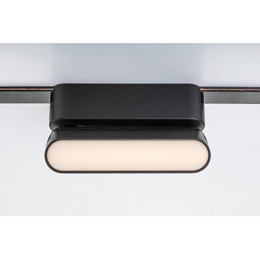 Rabalux - LED Aptumšojama griestu lampa 1-fāzes sliežu sistēmai LED/4W/24V 2700-5500K Wi-Fi Tuya 11,5 cm melna