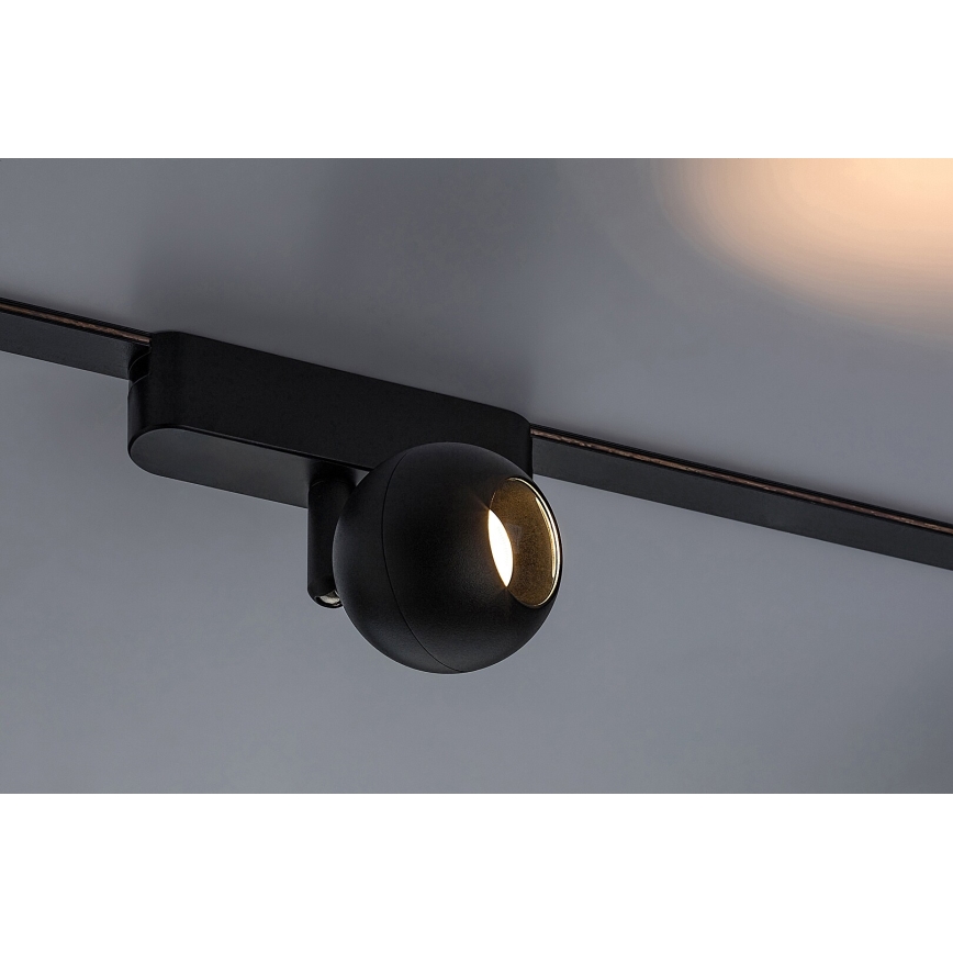 Rabalux - LED Aptumšojams starmetis 1-fāzes sliežu sistēmai LED/5W/24V 2700-5500K Wi-Fi Tuya melna