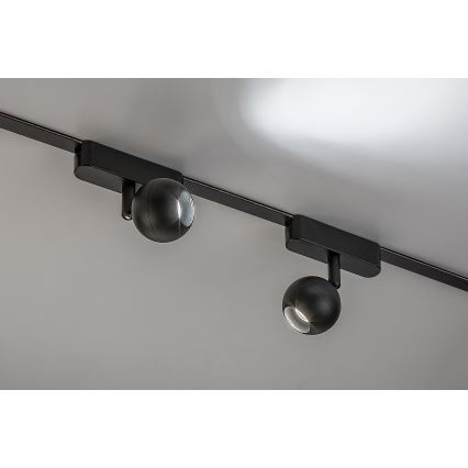 Rabalux - LED Aptumšojams starmetis 1-fāzes sliežu sistēmai LED/5W/24V 2700-5500K Wi-Fi Tuya melna