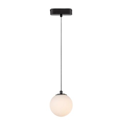 Rabalux - LED Aptumšojama lustra ar auklu 1 fāzes sliežu sistēmai LED/5W/24V 2700-5500K Wi-Fi Tuya melna