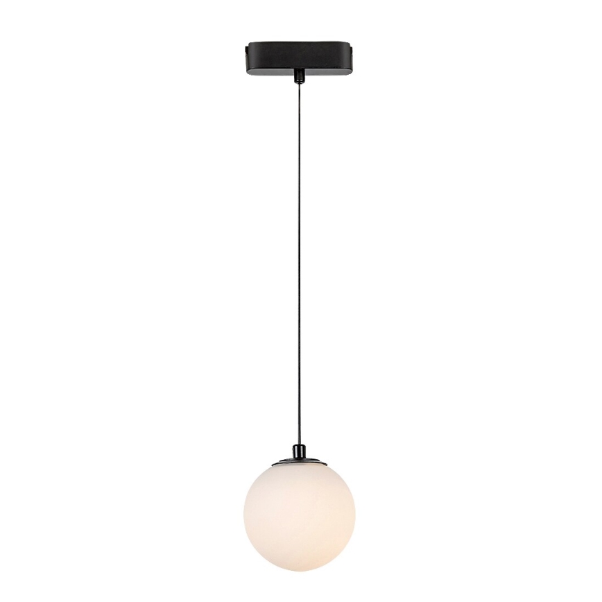 Rabalux - LED Aptumšojama lustra ar auklu 1 fāzes sliežu sistēmai LED/5W/24V 2700-5500K Wi-Fi Tuya melna