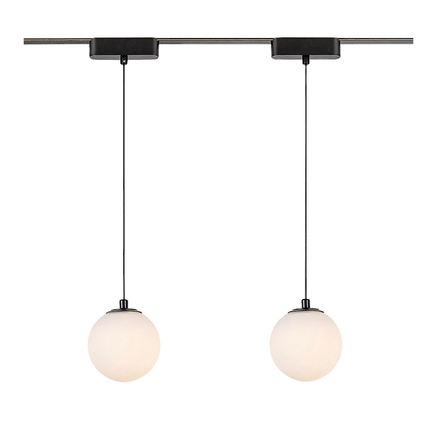 Rabalux - LED Aptumšojama lustra ar auklu 1 fāzes sliežu sistēmai LED/5W/24V 2700-5500K Wi-Fi Tuya melna