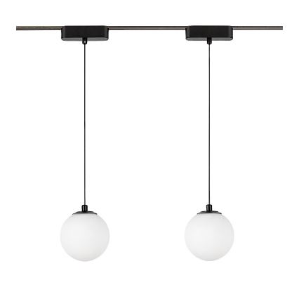 Rabalux - LED Aptumšojama lustra ar auklu 1 fāzes sliežu sistēmai LED/5W/24V 2700-5500K Wi-Fi Tuya melna