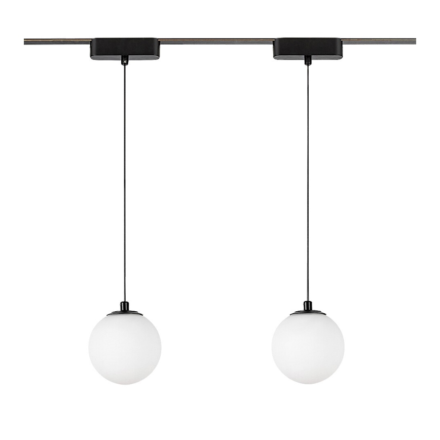 Rabalux - LED Aptumšojama lustra ar auklu 1 fāzes sliežu sistēmai LED/5W/24V 2700-5500K Wi-Fi Tuya melna