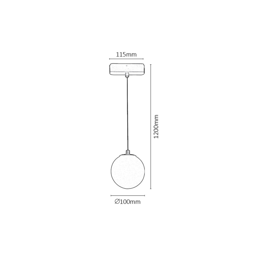 Rabalux - LED Aptumšojama lustra ar auklu 1 fāzes sliežu sistēmai LED/5W/24V 2700-5500K Wi-Fi Tuya melna
