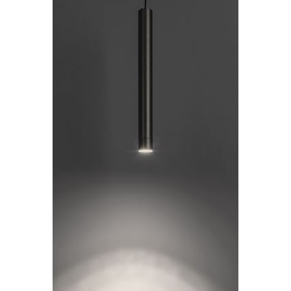 Rabalux - LED Aptumšojama lustra ar auklu 1 fāzes sliežu sistēmai LED/5W/24V 2700-5500K Wi-Fi Tuya melna