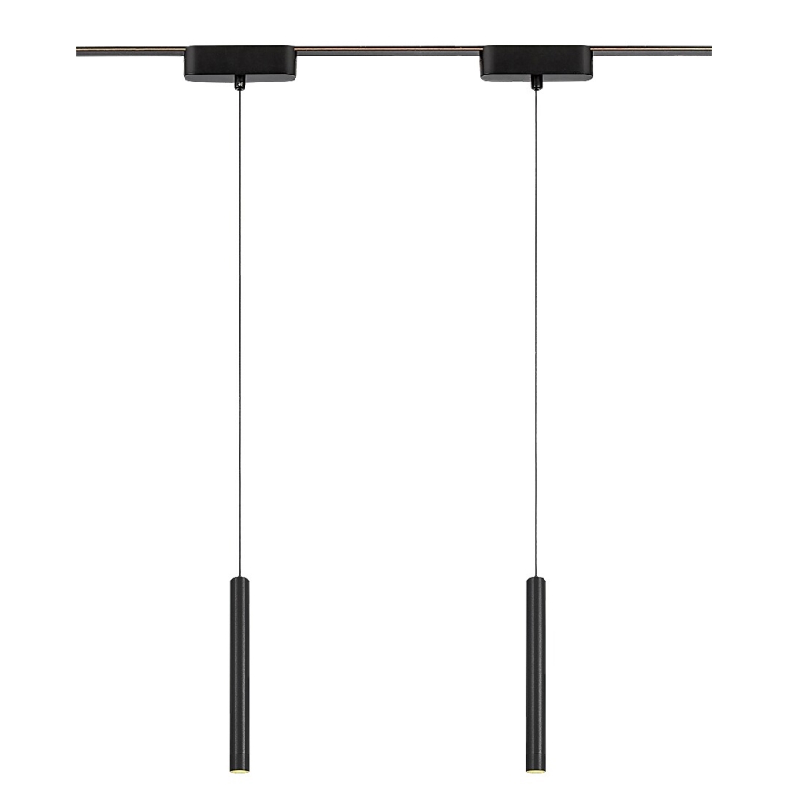 Rabalux - LED Aptumšojama lustra ar auklu 1 fāzes sliežu sistēmai LED/5W/24V 2700-5500K Wi-Fi Tuya melna