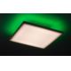Rabalux - LED RGB Aptumšojama griestu lampa LED/18W/230V 3000-6500K 30x30 cm + tālvadības pults