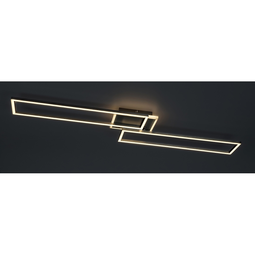 Rabalux - LED Aptumšojama griestu lampa LED/40W/230V 2700-6500K Wi-Fi Tuya matēts hroms + tālvadības pults