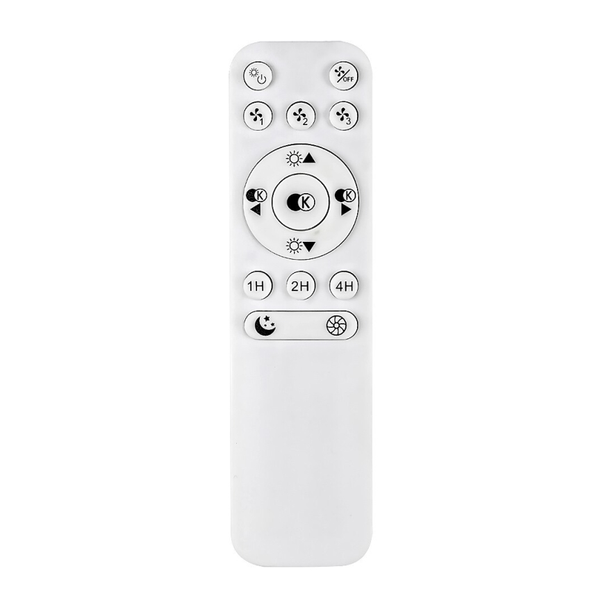 Rabalux - LED Aptumšojama griestu lampa ar ventilatoru LED/30W/230V 3000-6500K + tālvadības pults