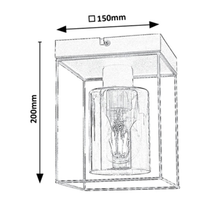 Rabalux - Griestu lampa 1xE27/25W/230V