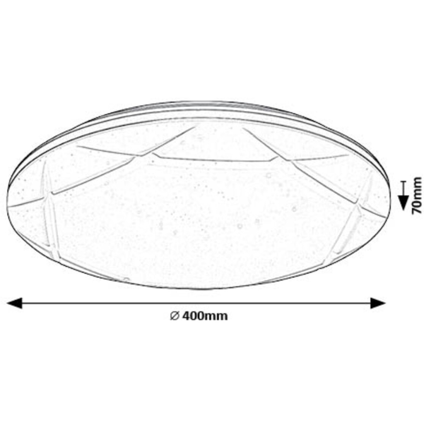 Rabalux - LED Griestu lampa LED/24W/230V 4000K d. 40 cm